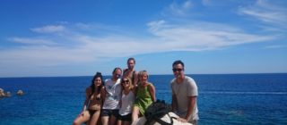 The first volunteer group - June 2016